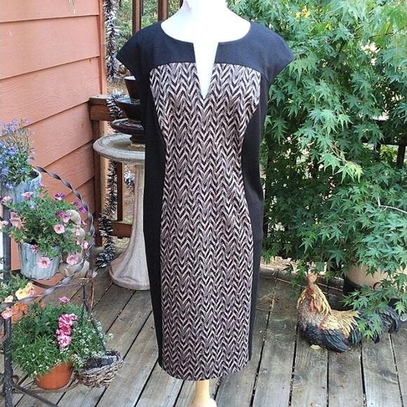 Connected Woman Colorblock Dress - Picture 1 of 9